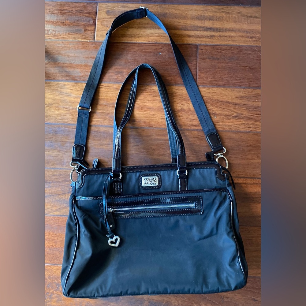 Brighton Brett Work It Tote Black Padded Laptop Bag - Picture 4 of 15
